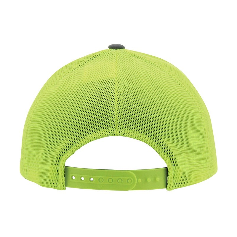 Yellow CatFootweat Hi-Vis Mesh Cap Men's Clothing | OB1795280